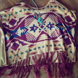Aztec poncho